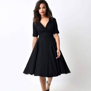 Unique Vintage Delores Swing dress